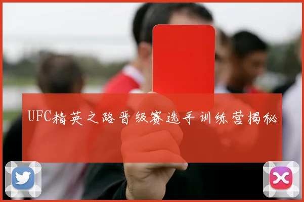 UFC精英之路晋级赛选手训练营揭秘